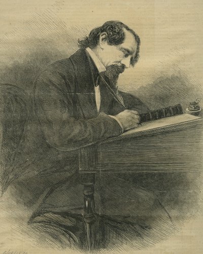 The Late Charles Dickens by Unbekannt Unbekannt